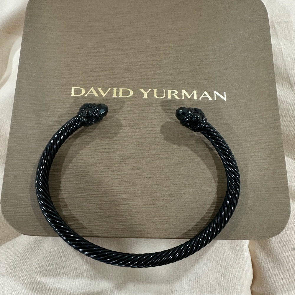 David Yurman Black Cable Bracelet